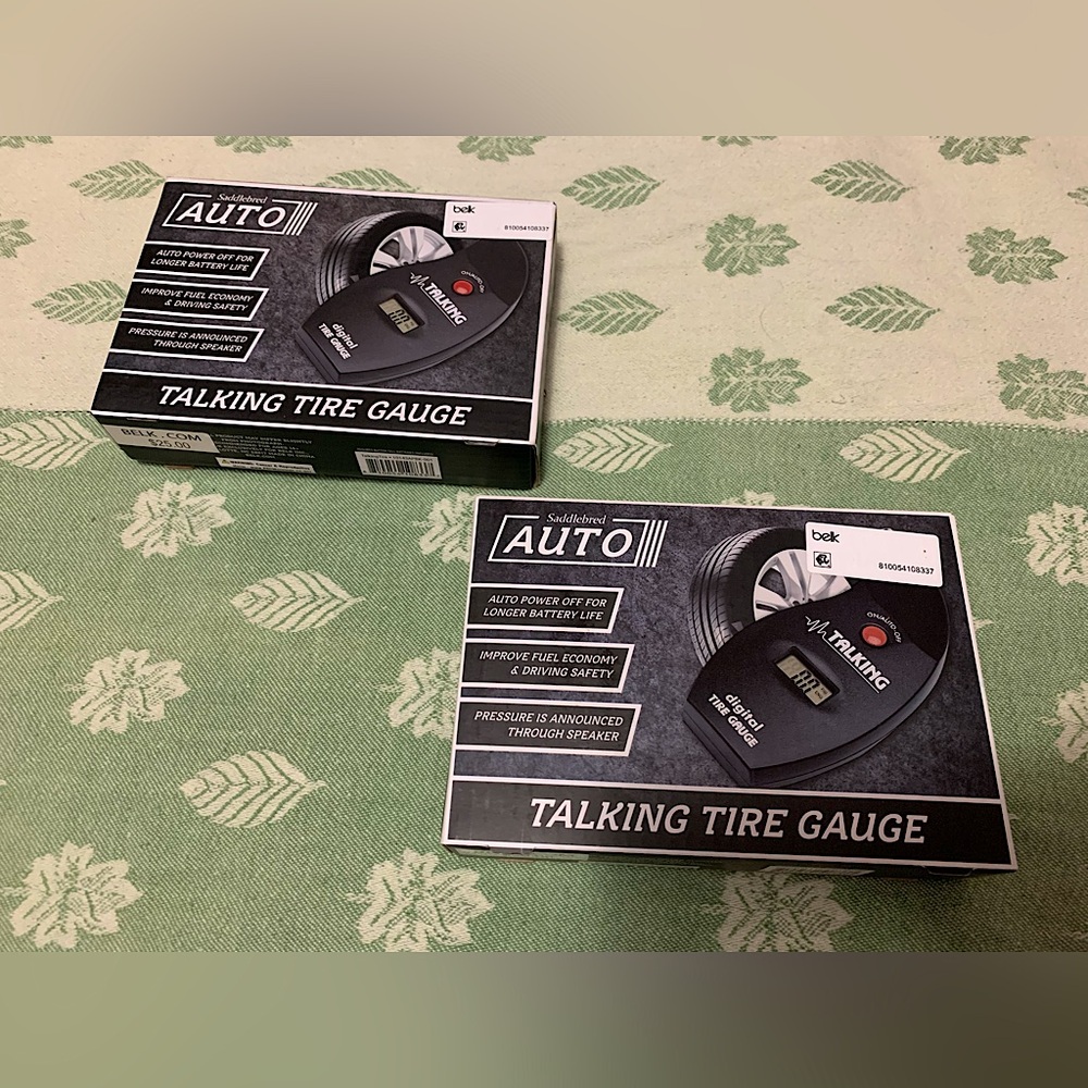 Saddlebred Auto Talking Tire Gauge